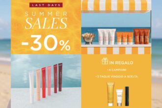 Clarins Summer Sales sconto 30% campioni omaggio e kit edizione limitata luglio 2026