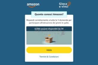 gioca e vinci amazon