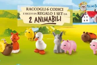 raccolta punti Gli Animabili Mulino Bianco 2026 sorpresine concorso fabbrica merende