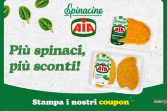 buoni sconto spinacine aia