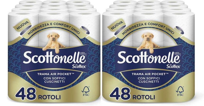Cashback Scottonelle Amazon rimborso 50 percento carta igienica