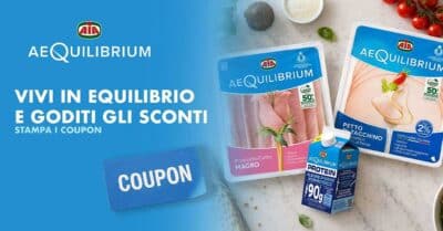 Buoni sconto AIA Aequilibrium: -1€ con questo coupon