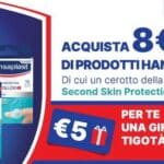 Hansaplast gift card Tigotà omaggio cerotti Second Skin agosto 2026