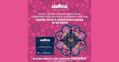 campioni omaggio capsule Lavazza moka style