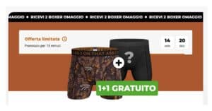 On That Ass: 1+1 Boxer gratis