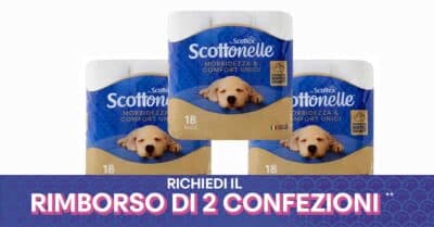 cashback Scottonelle il Gigante rimborso carta igienica 18 pz supermercati il Gigante