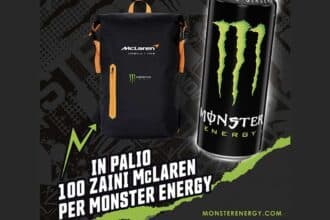 Vinci zaini McLaren x Monster Energy