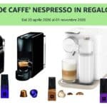 Buono sconto Nespresso Amazon 2026 90 euro caffè in regalo