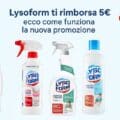 Cashback Lysoform ti rimborsa