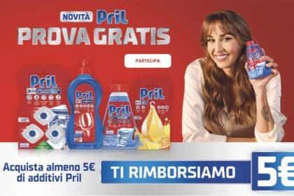 Cashback "Prova gratis Pril Additivi"