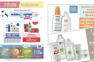 Anteprima Volantino Acqua e Sapone dal 10 aprile al 29 aprile