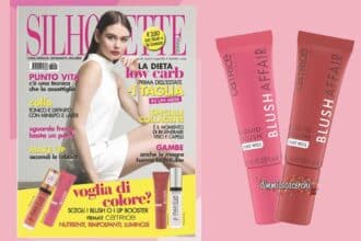 Silhouette donna con blush Catrice