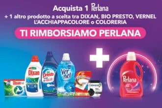 Cashback Bucato perfetto con Perlana