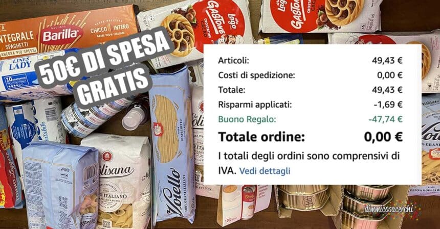 come fare la spesa gratis