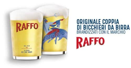 Bicchieri birra Raffo omaggio