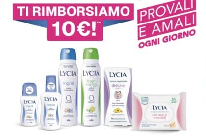 Cashback Lycia 10 euro