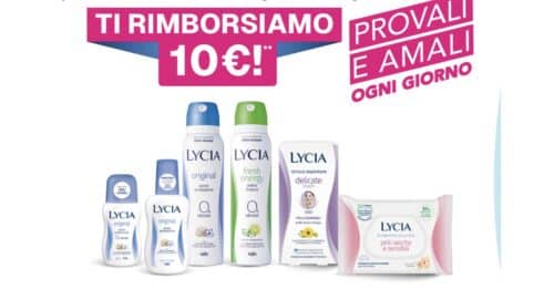 Cashback Lycia 10 euro