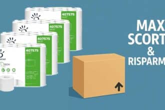 Maxi scorta di carta igienica su Amazon: solo 0,33€ a rotolo con acquisto periodico!