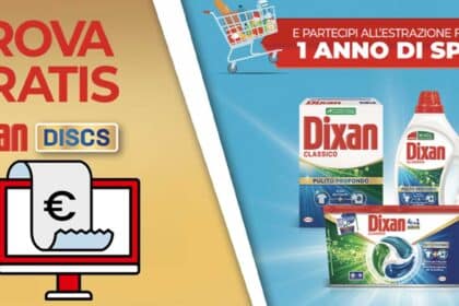 "Prova gratis Dixan Discs 2025"