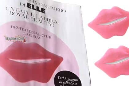 Rivista Elle di giugno con maschera labbra Royal Beauty