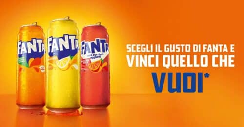 Scegli il gusto di Fanta e vinci quello che vuoi