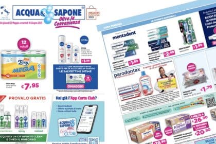 Volantino Acqua e Sapone 22 maggio - 10 giugno 2025
