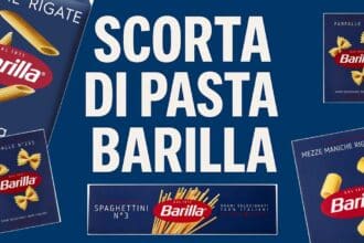 Scorta di pasta Barilla in offerta su Amazon