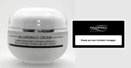 Campione omaggio di Jaluronius Cream Cosmetici Magistrali