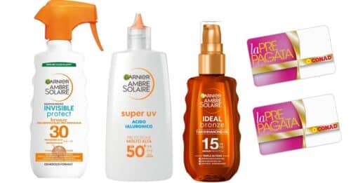 CON AMBRE SOLAIRE PROVA A VINCERE CARTE PREPAGATE CONAD