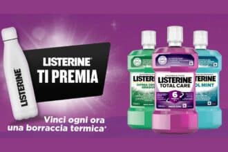 Concorso Listerine borraccia termica