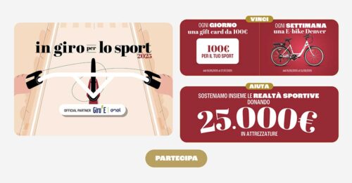 Concorso Rovagnati “In Giro per lo Sport”: vinci gift card e bici elettriche