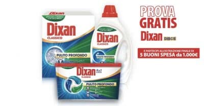concorso Prova Gratis Dixan Discs 2026 buoni spesa premio certo ed estrazione finale
