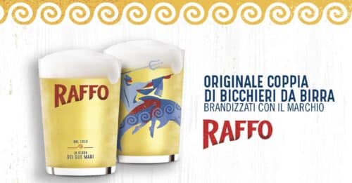 Bicchieri birra Raffo omaggio 2025: premio certo