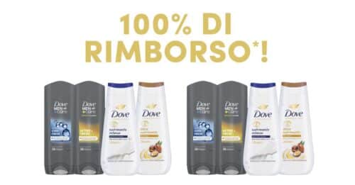 Cashback Docce Dove: provami gratis con il rimborso