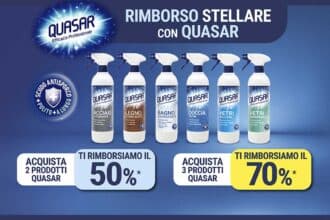 Cashback "Rimborso stellare con Quasar"
