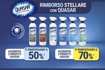 Cashback "Rimborso stellare con Quasar"