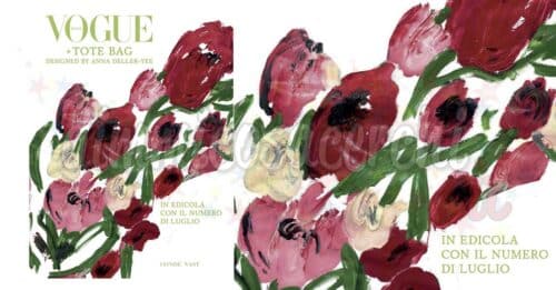 Rivista Vogue luglio con Tote Bag Anna Deller Yee.jpg