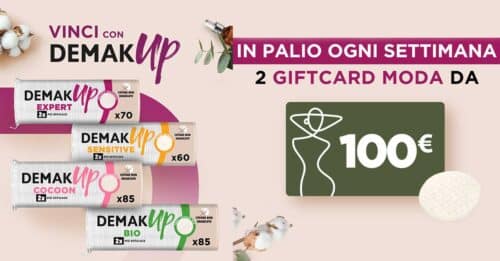 Vinci le gift card per lo shopping con Demak'up