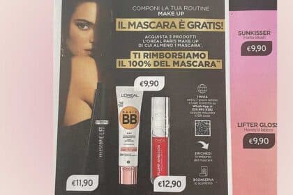 Cashback "L'Oreal Paris make Up ti rimborsa il mascara"