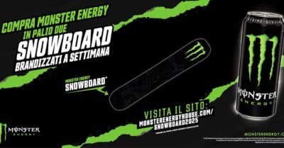 Concorso Monster vinci snowboard