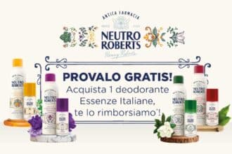 cashback Neutro Roberts deodoranti Essenze Italiane