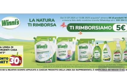Cashback Winni's "La natura ti rimborsa