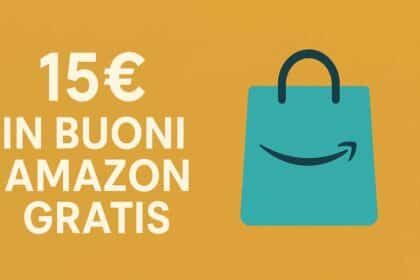 Come ho ottenuto 15€ in buoni Amazon gratis