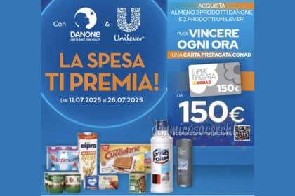 Danone Unilever "La spesa ti premia"