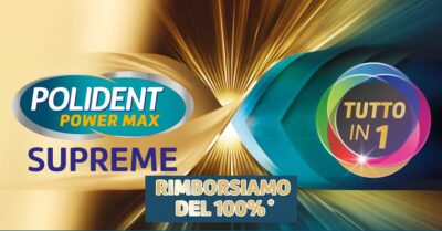 Rimborso Polident 2x1