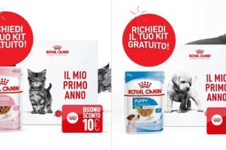 Royal Canin: omaggio kit benvenuto gattino e cane