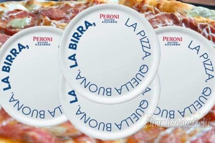 Vinci piatti pizza Peroni Nastro Azzurro