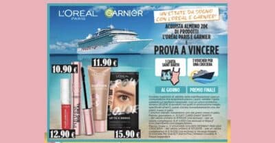 Vinci voucher Saint Barth e crociere con L'Oreal e Garnier