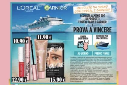 Vinci voucher Saint Barth e crociere con L'Oreal e Garnier