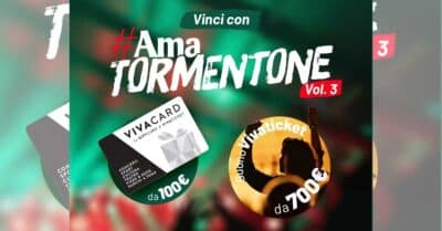 concorso AMAtormentone Amadori 2026 Instagram gift card Vivaticket concerti